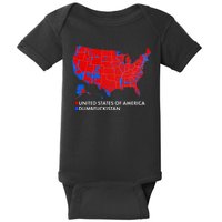 2020 Election Electoral Map Pro Trump Baby Bodysuit