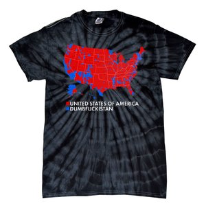 2020 Election Electoral Map Pro Trump Tie-Dye T-Shirt