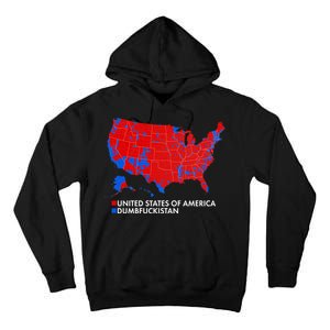 2020 Election Electoral Map Pro Trump Tall Hoodie