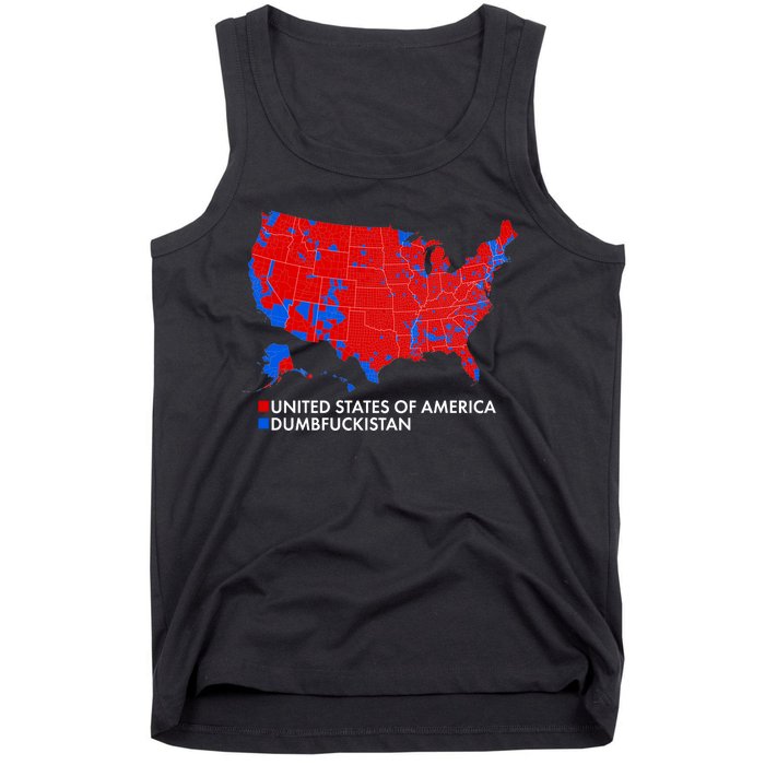 2020 Election Electoral Map Pro Trump Tank Top