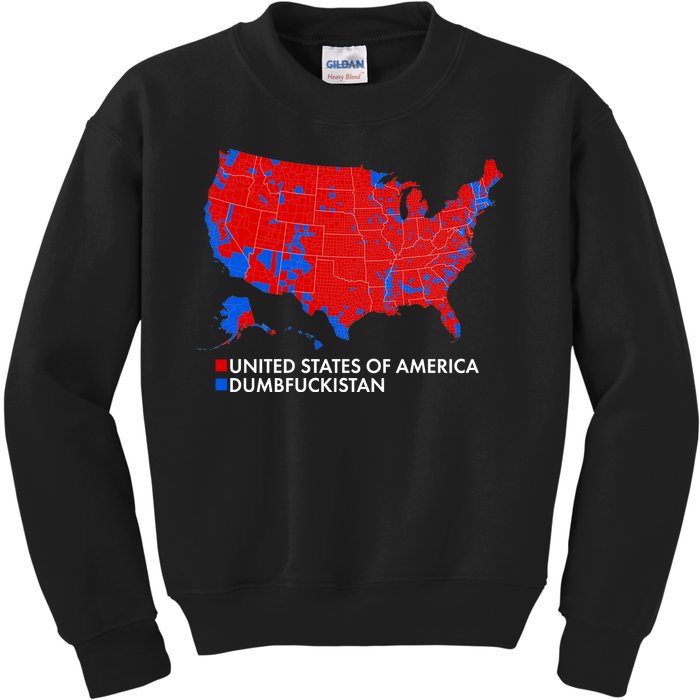 2020 Election Electoral Map Pro Trump Kids Sweatshirt