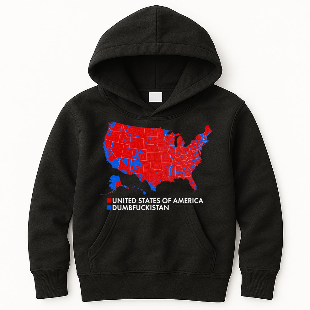 2020 Election Electoral Map Pro Trump Kids Hoodie