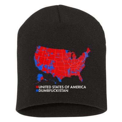 2020 Election Electoral Map Pro Trump Short Acrylic Beanie