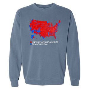 2020 Election Electoral Map Pro Trump Garment-Dyed Sweatshirt