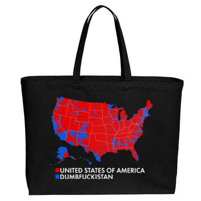 2020 Election Electoral Map Pro Trump Cotton Canvas Jumbo Tote