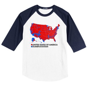 2020 Election Electoral Map Pro Trump Baseball Sleeve Shirt