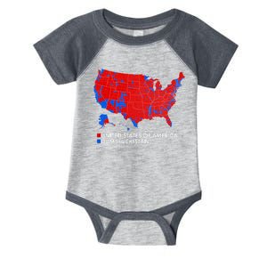 2020 Election Electoral Map Pro Trump Infant Baby Jersey Bodysuit