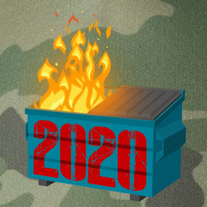 2020 Sucks A Dumpster Fire Legacy Tie Dye Trucker Hat