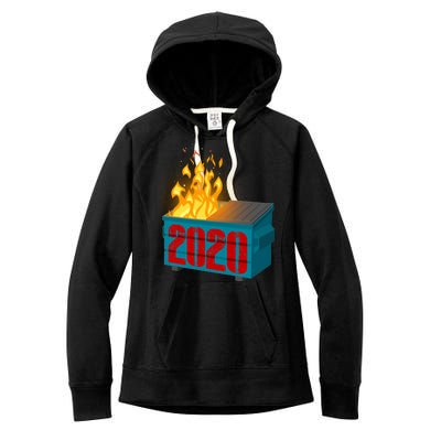 2020 Sucks A Dumpster Fire Women's Fleece Hoodie