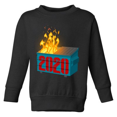 2020 Sucks A Dumpster Fire Toddler Sweatshirt