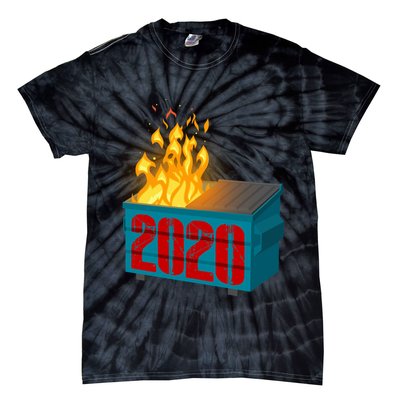 2020 Sucks A Dumpster Fire Tie-Dye T-Shirt