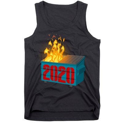 2020 Sucks A Dumpster Fire Tank Top