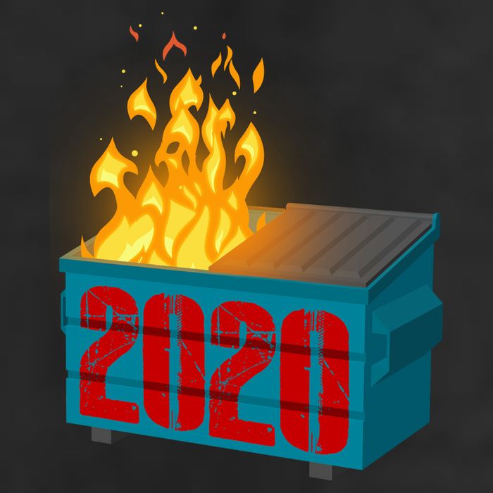 2020 Sucks A Dumpster Fire Golf Towel