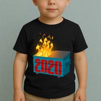 2020 Sucks A Dumpster Fire Toddler T-Shirt