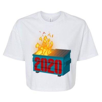 2020 Sucks A Dumpster Fire Bella+Canvas Jersey Crop Tee