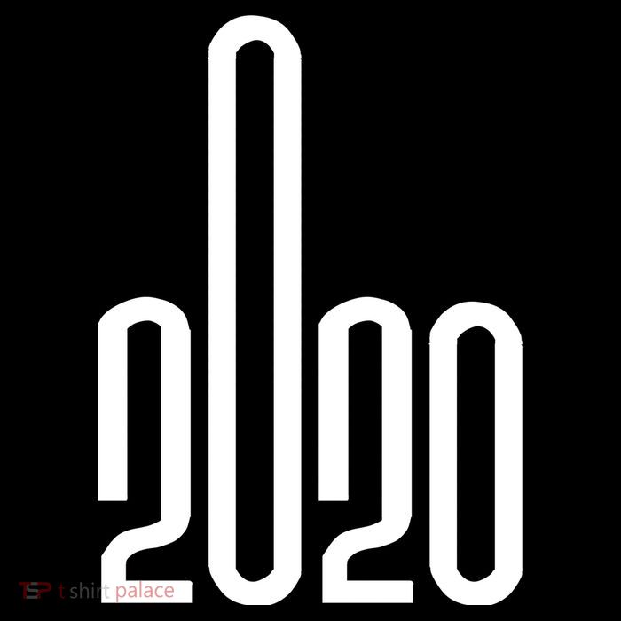 2020 Sucks Middle Finger Drawstring Bag