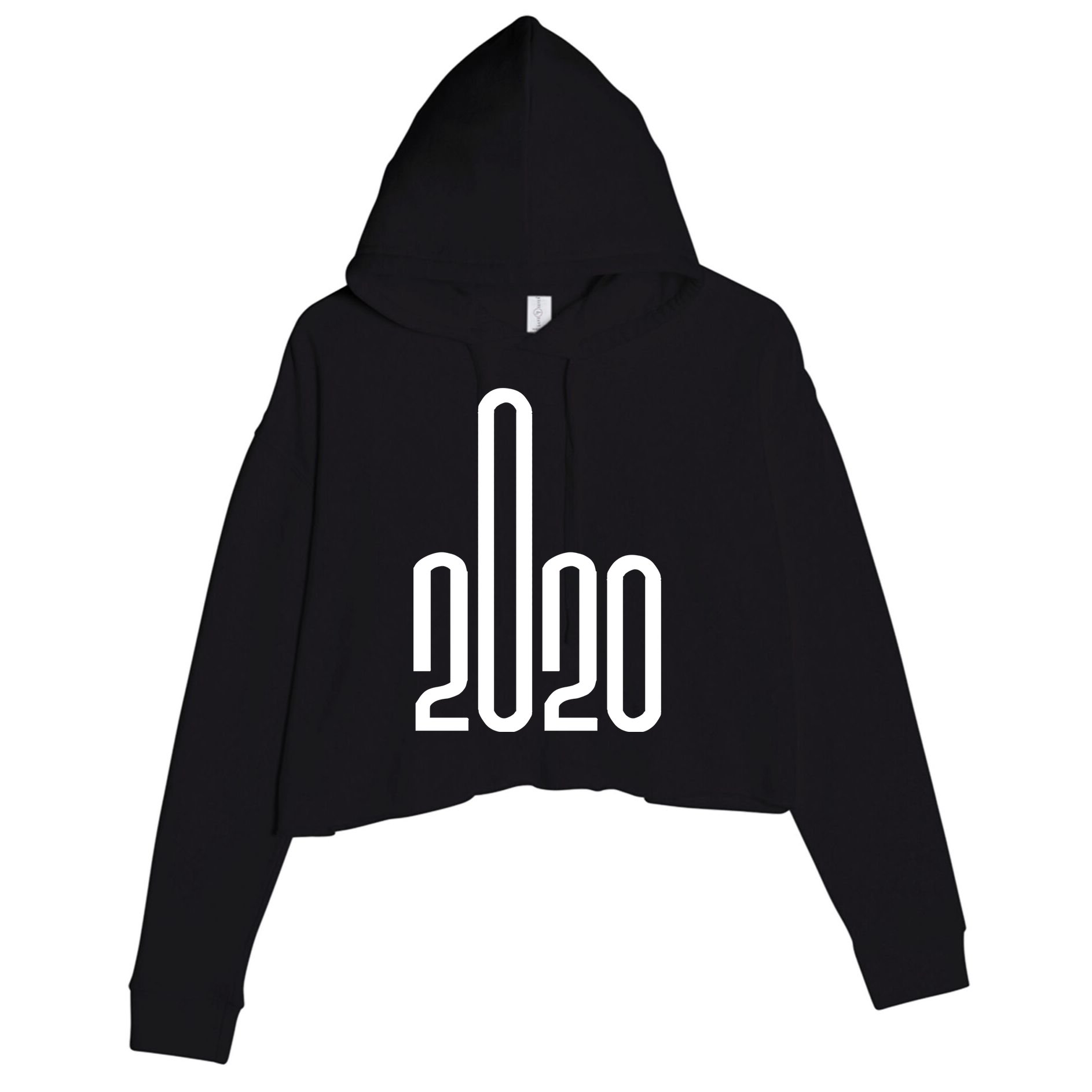 2020 Sucks Middle Finger Crop Fleece Hoodie