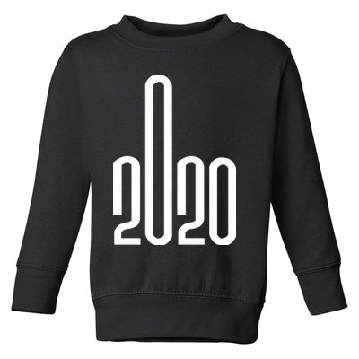 2020 Sucks Middle Finger Toddler Sweatshirt
