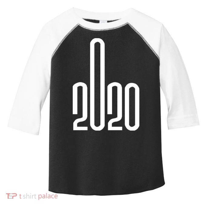 2020 Sucks Middle Finger Toddler Fine Jersey T-Shirt