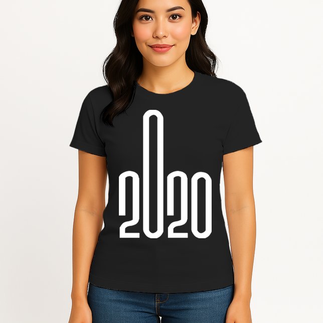 2020 Sucks Middle Finger Womens T-Shirt