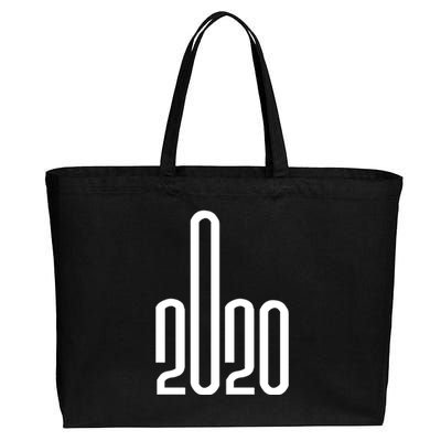 2020 Sucks Middle Finger Cotton Canvas Jumbo Tote