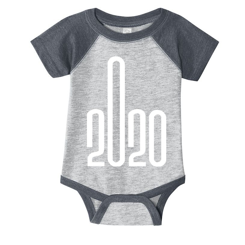 2020 Sucks Middle Finger Infant Baby Jersey Bodysuit
