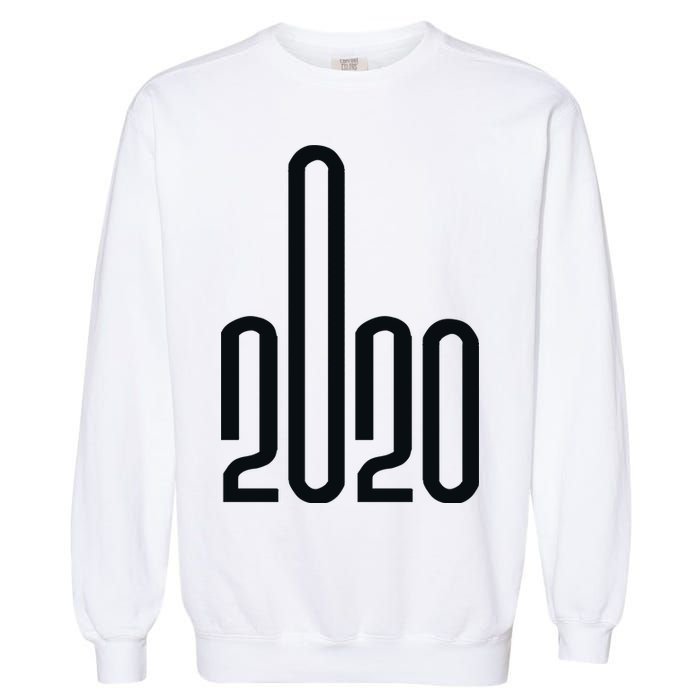 2020 Sucks Middle Finger Garment-Dyed Sweatshirt