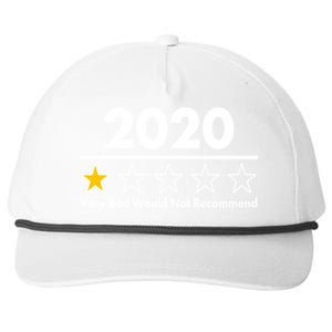 2020 Sucks One Star Rating Very Bad Snapback Five-Panel Rope Hat