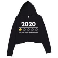 2020 Sucks One Star Rating Very Bad Crop Fleece Hoodie
