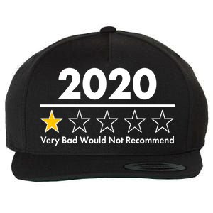 2020 Sucks One Star Rating Very Bad Wool Snapback Cap