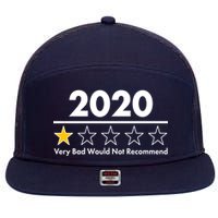 2020 Sucks One Star Rating Very Bad 7 Panel Mesh Trucker Snapback Hat