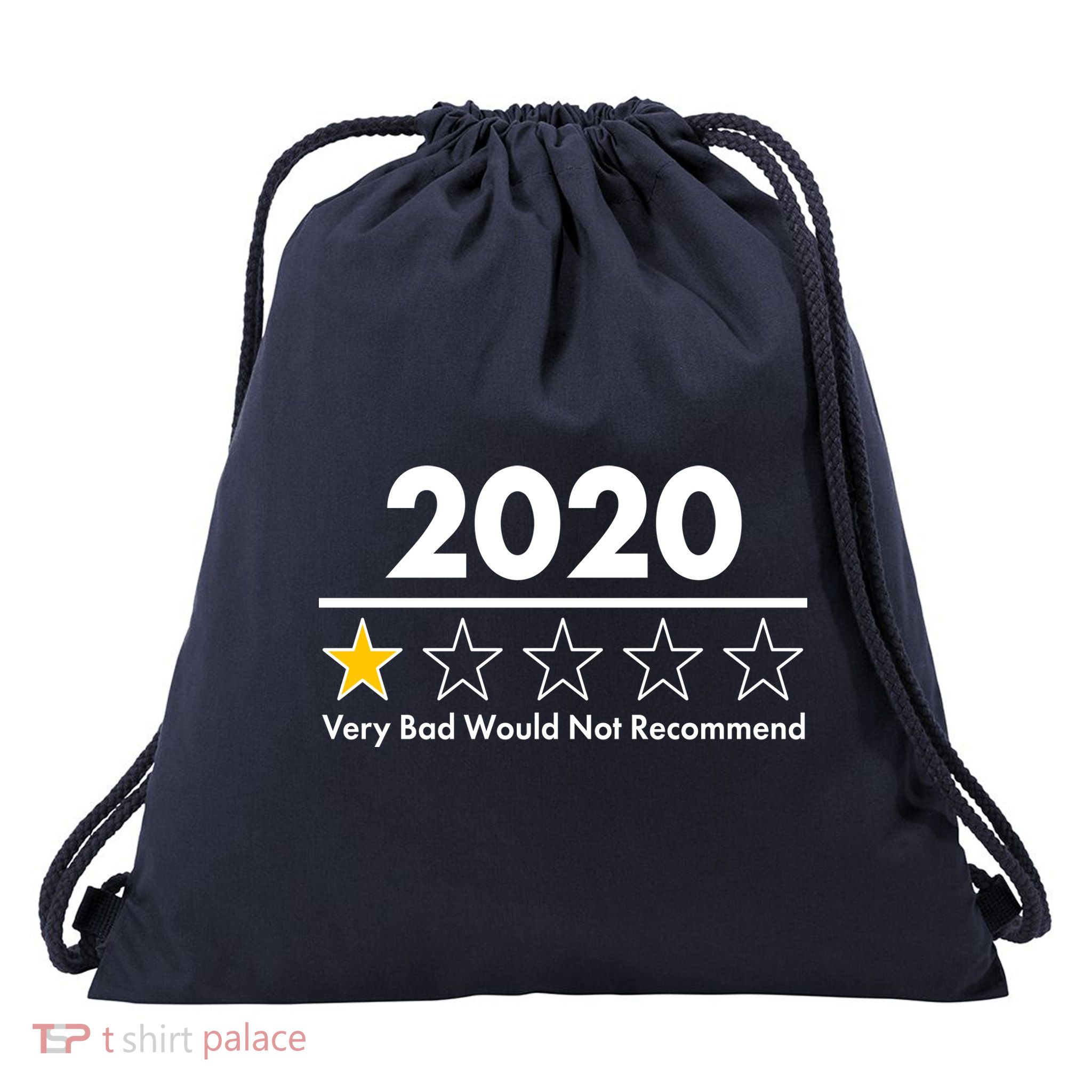 2020 Sucks One Star Rating Very Bad Drawstring Bag