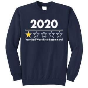 2020 Sucks One Star Rating Very Bad Tall Sweatshirt