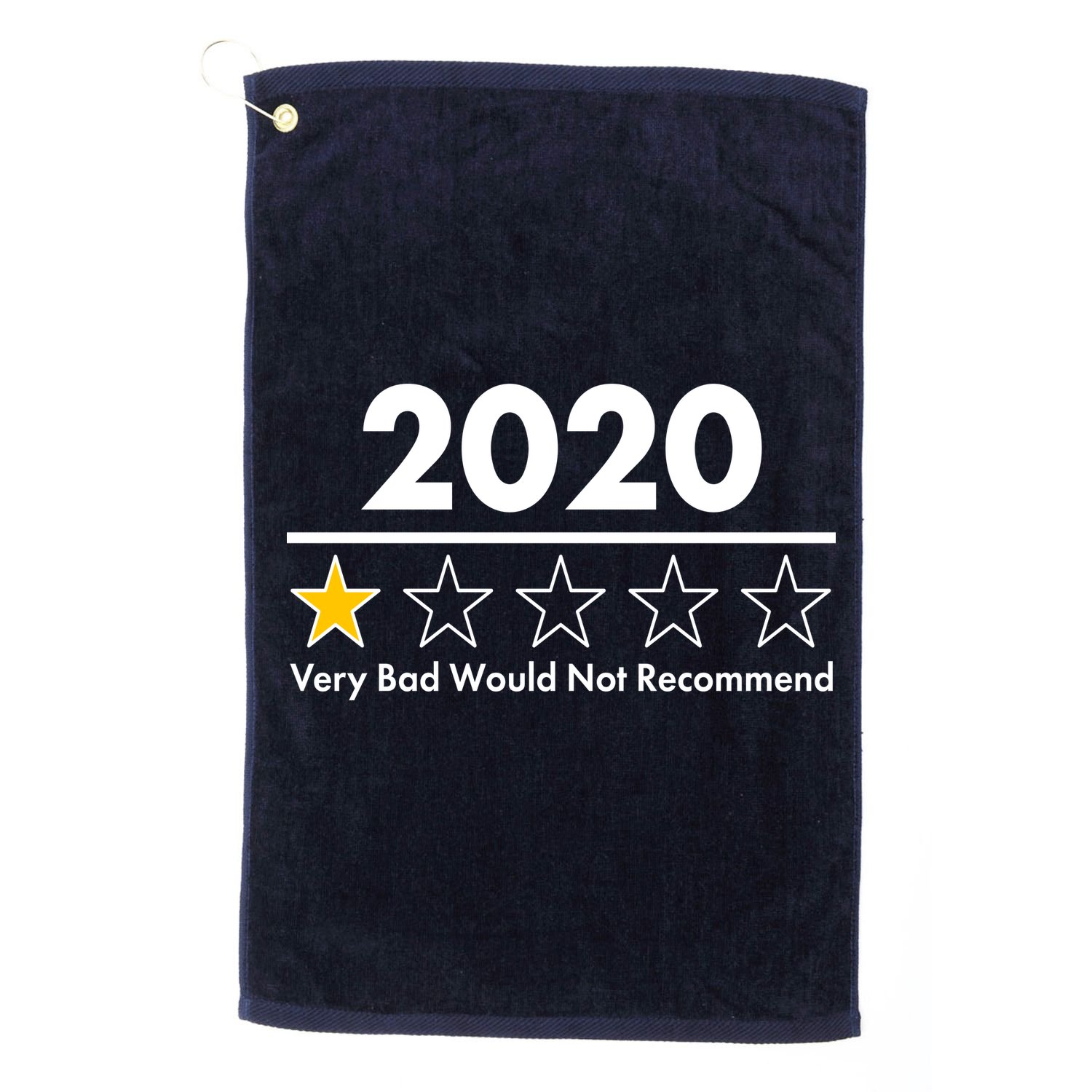 2020 Sucks One Star Rating Very Bad Golf Towel