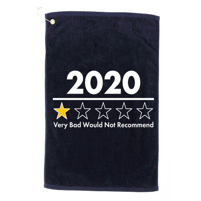 2020 Sucks One Star Rating Very Bad Golf Towel