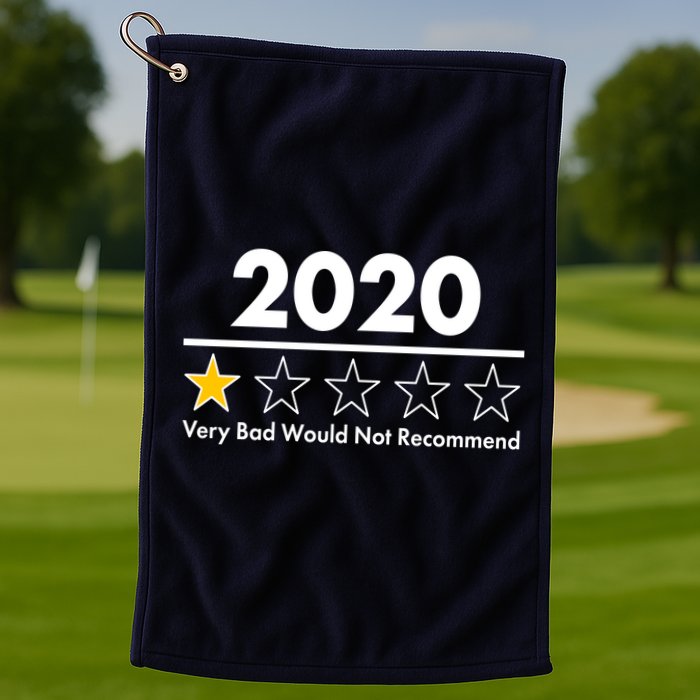 2020 Sucks One Star Rating Very Bad Golf Towel
