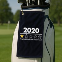 2020 Sucks One Star Rating Very Bad Golf Towel