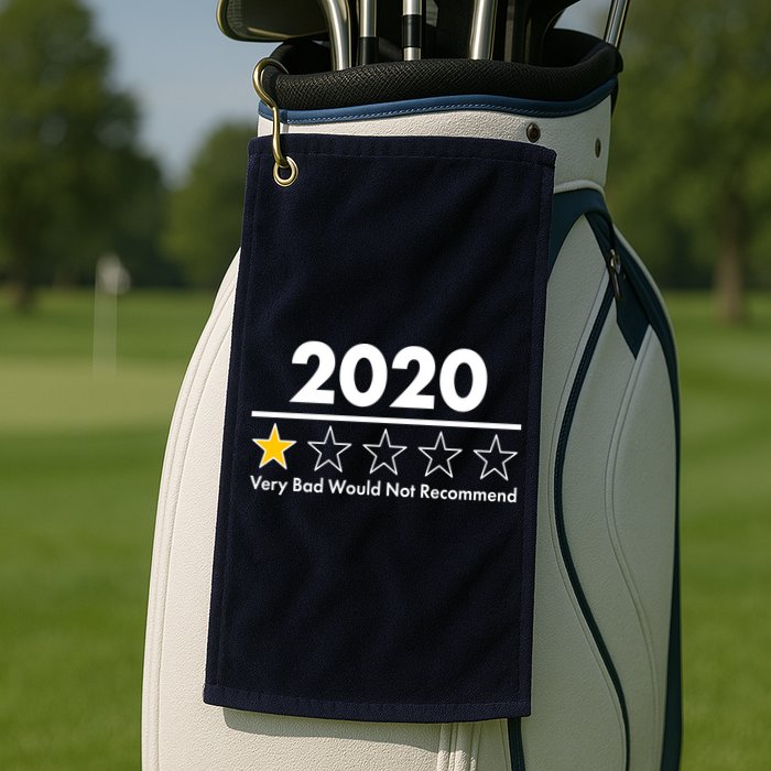 2020 Sucks One Star Rating Very Bad Golf Towel