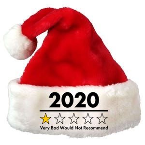 2020 Sucks One Star Rating Very Bad Premium Christmas Santa Hat