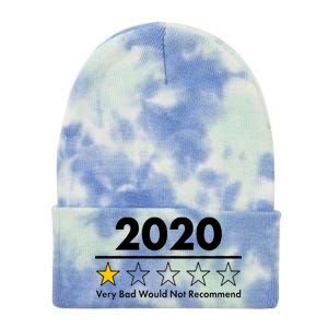 2020 Sucks One Star Rating Very Bad Tie Dye 12in Knit Beanie