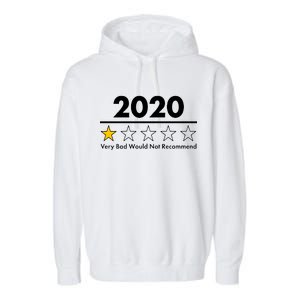 2020 Sucks One Star Rating Very Bad Garment-Dyed Fleece Hoodie