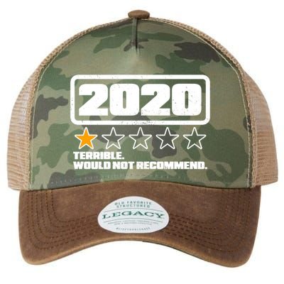 2020 Terrible Would Not Recommend One Star Rating Legacy Tie Dye Trucker Hat