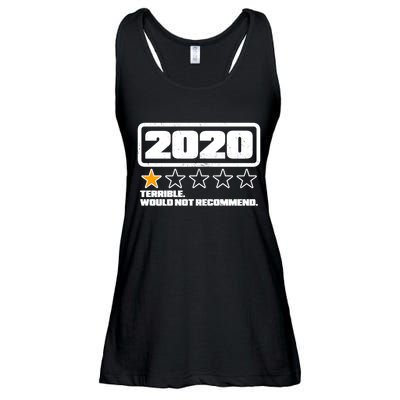 2020 Terrible Would Not Recommend One Star Rating Ladies Essential Flowy Tank