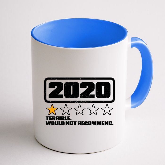 2020 Terrible Would Not Recommend One Star Rating Mug