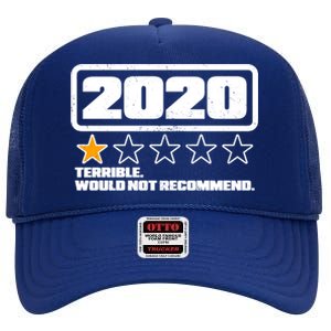 2020 Terrible Would Not Recommend One Star Rating High Crown Mesh Back Trucker Hat