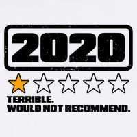 2020 Terrible Would Not Recommend One Star Rating Garment-Dyed Sweatshirt