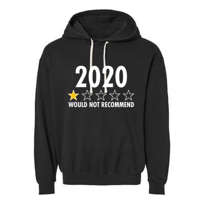 2020 Would Not Recommend One Star Review Garment-Dyed Fleece Hoodie