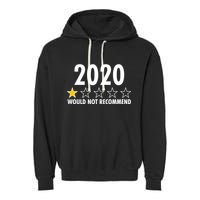 2020 Would Not Recommend One Star Review Garment-Dyed Fleece Hoodie
