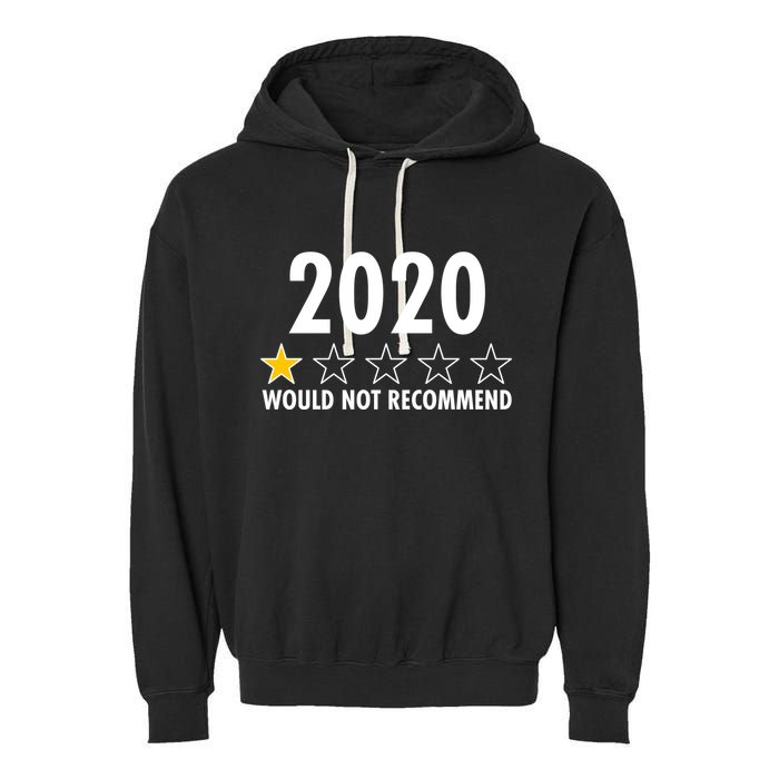 2020 Would Not Recommend One Star Review Garment-Dyed Fleece Hoodie