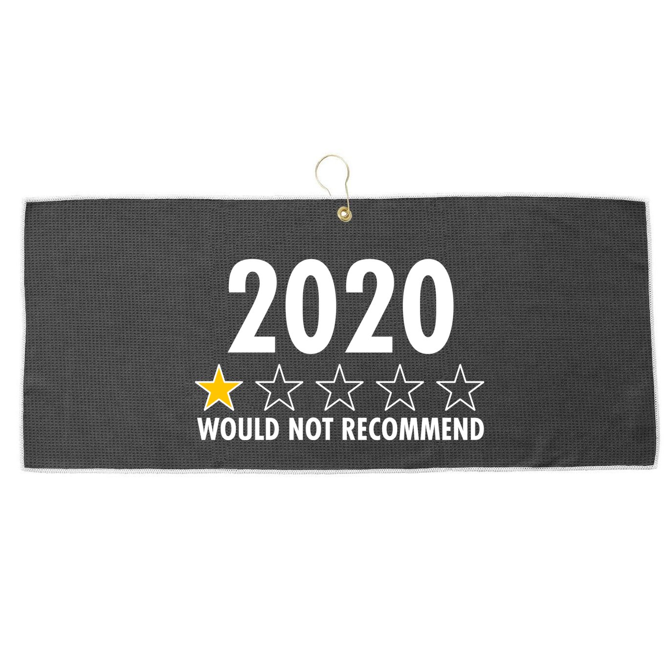2020 Would Not Recommend One Star Review Large Microfiber Waffle Golf Towel